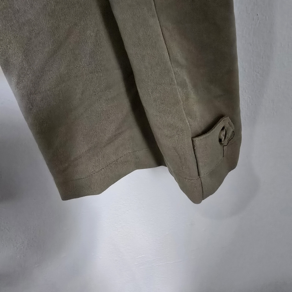 And Now This Olive Green Wide Leg Cargo Pants Large - Picture 10 of 15